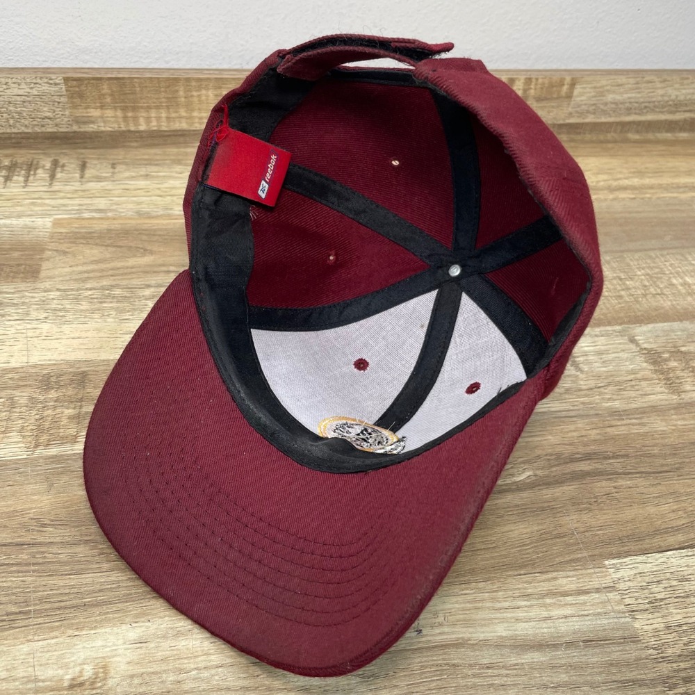 Washington Redskins Hat NFL Mens Burgundy Adjustable Football Cap Retired Logo - Picture 5 of 6
